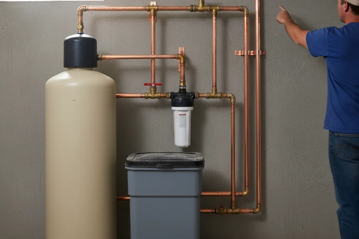 Whole-house water treatment system installed in Paw Paw